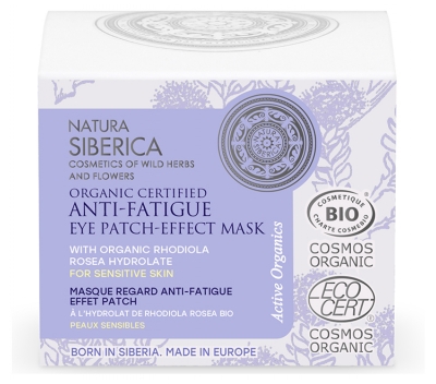Natura Siberica Protecție & Confort Mască de Contur a Ochilor Anti-Oboseală Efect Patch Bio 50 ml