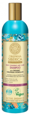 Natura Siberica Oblepikha Soin et Purification Shampoo con Idrolato di Olivello Spinoso Biologico 400 ml