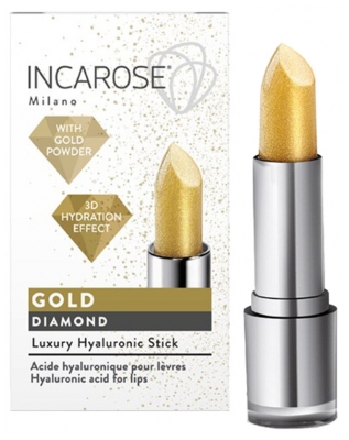 Incarose Diamond Hialurono Rūgštis 4 ml - Tint: Auksinis