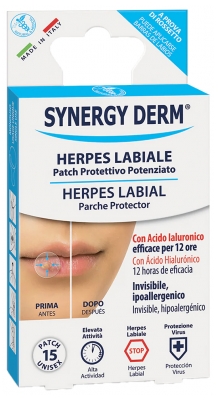 Incarose Synergy Derm Patch Herpès Labial 15 Patchs