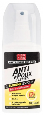 Cinq sur Cinq Spray Repellente Anti-poux Protezione 12H 100 ml