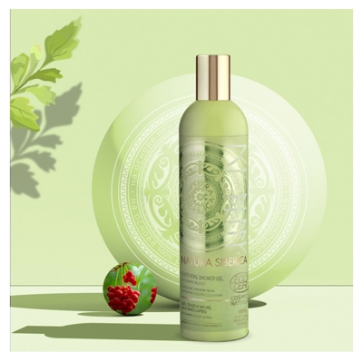 Natura Siberica Natürliches Duschgel mit Gefrorenen Beeren 400 ml