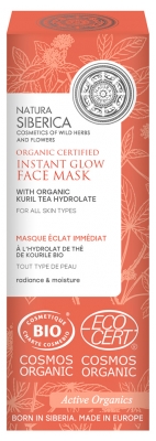 Natura Siberica Maschera Organica di Luminosità e Idratazione Istantanea 75 ml