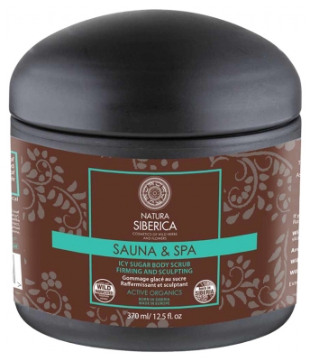 Natura Siberica Scrub Allo Zucchero Ghiacciato Rassodante e Modellante 370 ml