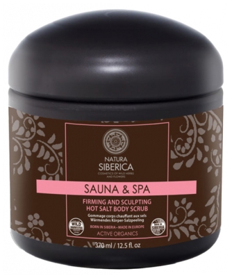 Natura Siberica Sauna & Spa Gommage Corps aux Sels Chauffant 370 ml