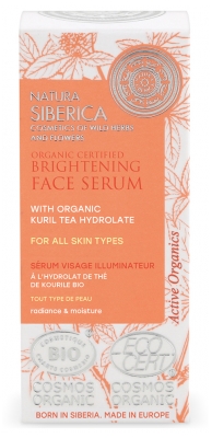 Natura Siberica Glans en Hydratatie Biologisch Verhelderend Gezichtsserum 15 ml