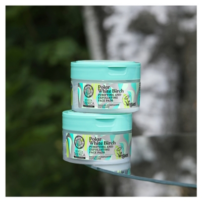 Dischete Exfoliante Purificatoare Natura Siberica Berëza Siberica 20 Dischete