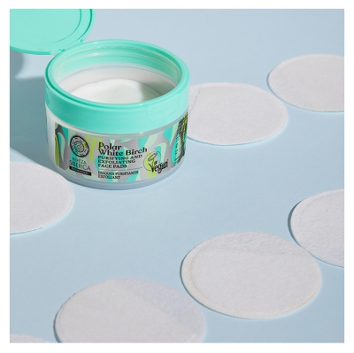 Dischete Exfoliante Purificatoare Natura Siberica Berëza Siberica 20 Dischete