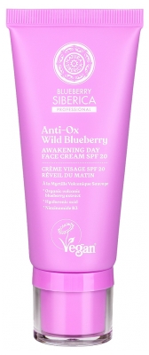 Crema de față Natura Siberica Blueberry Siberica Trezirea de Dimineață SPF20 50 ml