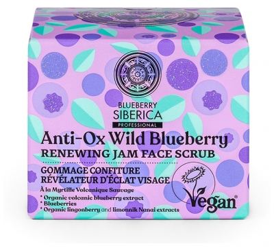 Natura Siberica Bosbes Siberica Radiance Revealing Jam Gezichtsscrub 50 ml