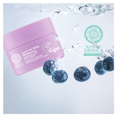 Natura Siberica Bosbes Siberica Radiance Revealing Jam Gezichtsscrub 50 ml