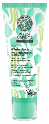 Natura Siberica Berëza Siberica Masque Visage Réducteur de Pores 100 ml