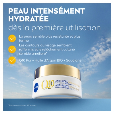 Nivea Q10 Anti-Rides Extra Nourrissant Soin de Jour Réparateur SPF15 50 ml
