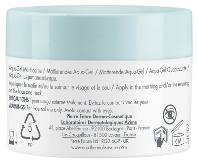 Avène Cleanance Mattifying Aqua-Gel 50 ml