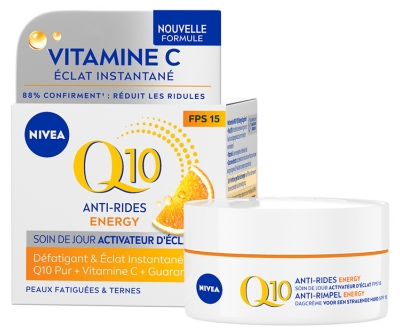 NiveaQ10 Antiarrugas Crema de Día Activadora de la Luminosidad SPF15 50 ml