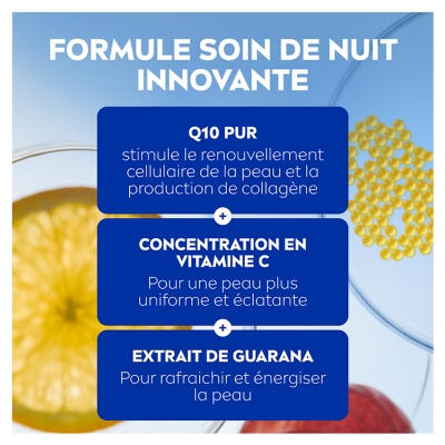Nivea Q10 Anti-Rides Energy Soin de Nuit Booster d'Éclat SPF15 50 ml