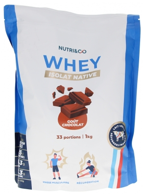 Nutri Co Whey Isolat Native 1 kg - Gusto: Cioccolato