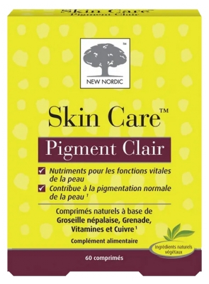 New Nordic Skin Care Pigment Clair 60 Comprimés