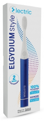 Elgydium Style Electric Brosse à Dents Électrique - Couleur : Bleu Marine