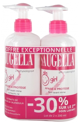 Saugella Girl Set di 2 x 200 ml