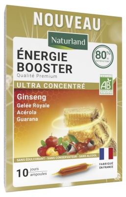 Naturland Energy Booster Organic 10 Phials