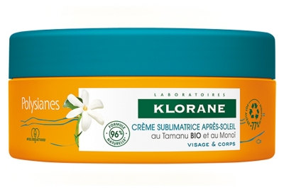Klorane Polysianes Sublimerande After-Sun Kräm med Ekologisk Tamanu och Monoï 200 ml