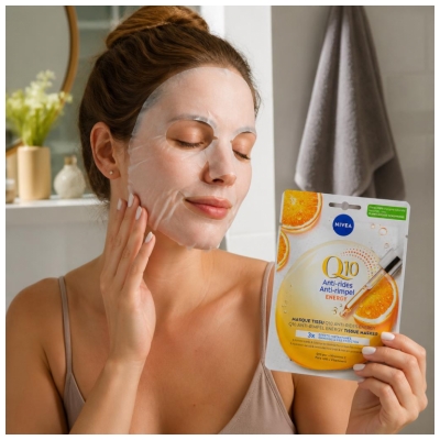 Nivea Q10 Mascarilla Antiarrugas Energy 1 Tissue