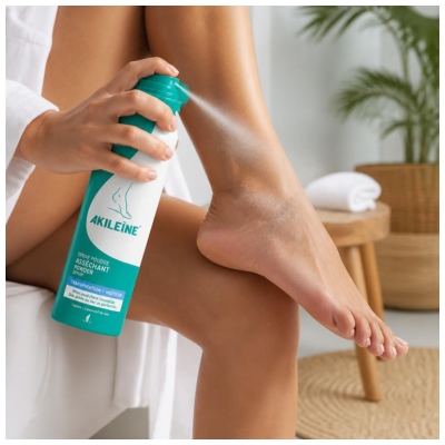 Akileïne Tørrende Pudder Spray 150 ml