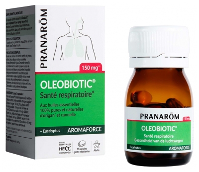 Pranarôm Aromaforce Oleobiotic Respiratory Health 15 Kapsułek 150 mg