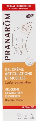 Pranarôm Aromalgic Gel Crème Articulations et Muscles Bio 200 ml