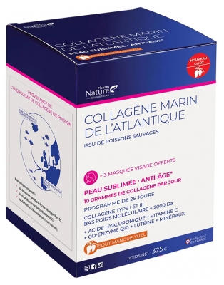 Pharm Nature Collagène Marin de L'Atlantique Peau Sublimée Anti-Âge 325 g