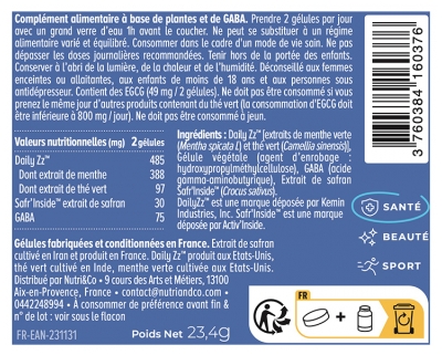 Nutri&Co Sommeil 60 Gélules