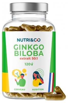 Nutri&Co Ginkgo Biloba 120 Cápsulas