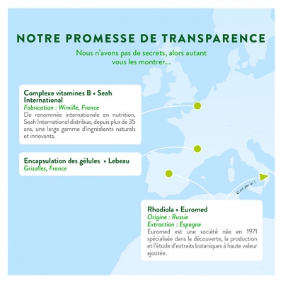 Nutri&Co Rhodiola Bio 60 Gélules