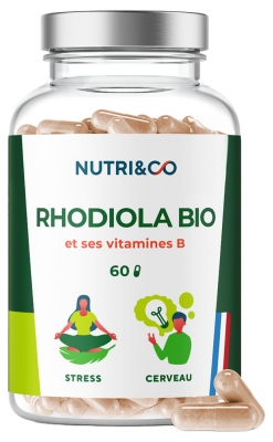 Nutri&Co Rhodiola Bio 60 Gélules