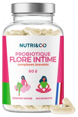 Nutri&Co Probiótico Flora Íntima 60 Cápsulas