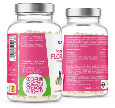 Nutri&Co Probiótico Flora Íntima 60 Cápsulas