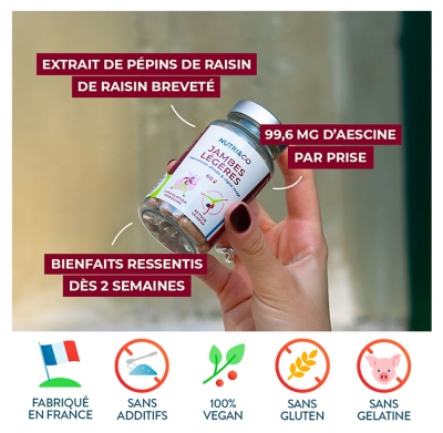 Nutri&Co Jambes Légères 60 Gélules