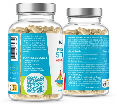 Nutri&Co Probiotiques Stress 60 Gélules