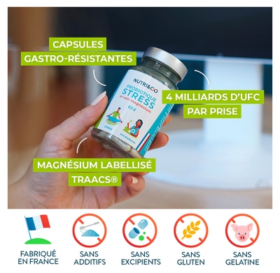 Nutri&Co Probiotiques Stress 60 Gélules
