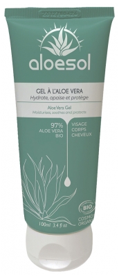 Aloesol Gel Idratante All'aloe Vera Biologica 100 ml