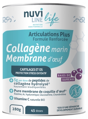 Nuviline Life Collagène Marin Membrane d'Oeuf 280 g