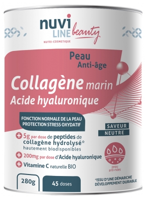 Nuviline Beauty Collagène Marin Acide Hyaluronique 280 g