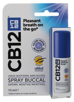 CB12 Spray Orale Senza Alcool Alla Menta 15 ml