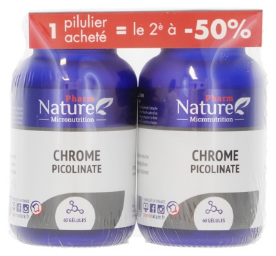 Pharm Nature Chrome Picolinate Lot de 2 x 60 Gélules