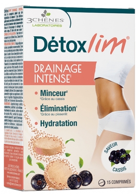 Les 3 Chênes Détoxlim Drainage Intense 15 Tabletek Musujących