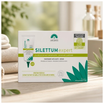 Jaldes Silettum Expert Serum til Betydeligt Hårtab - Tyndt Hår 3 x 40 ml