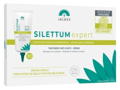 Jaldes Silettum Expert Important Hair Loss Serum - Thinning Hair 3 x 40ml