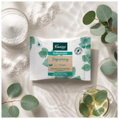 Kneipp Forfriskende Brusende Badebombe Eucalyptus 1 Sten