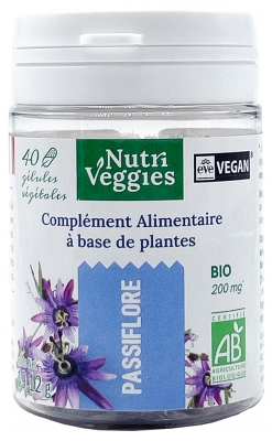 Nutriveggies Ekologisk Passionsblomma 40 Kapslar